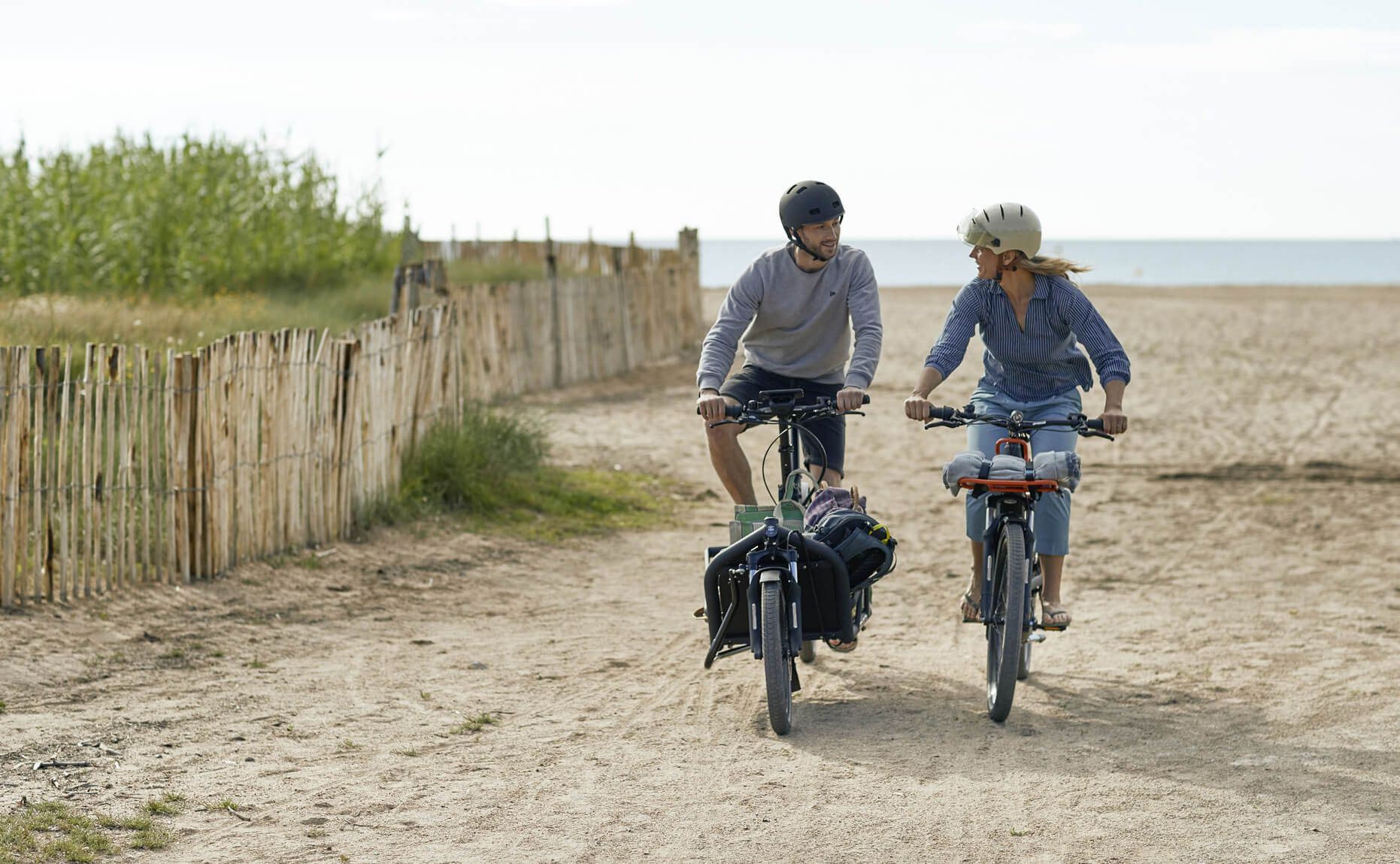 Fahrräder im Verkaufsraum des Fahrradhauses